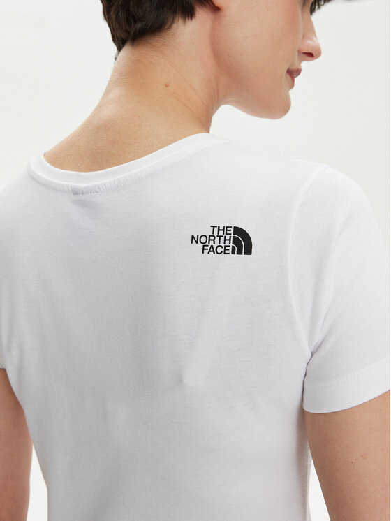 The North Face The North Face T-Shirt Easy NF0A87N6 Biały Regular Fit