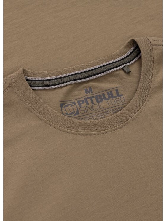 PITBULL PITBULL T-Shirt Koszulka męska OCEANSIDE L Beżowy Regular Fit