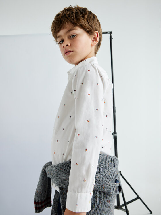 Mayoral Mayoral Сорочка 7108 Білий Regular Fit