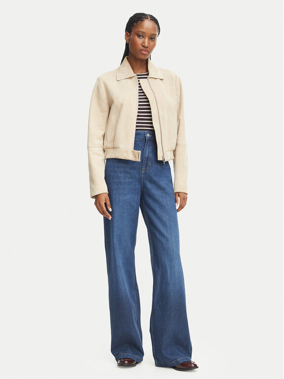 BOSS BOSS Jeansy 50569156 Niebieski Wide Leg