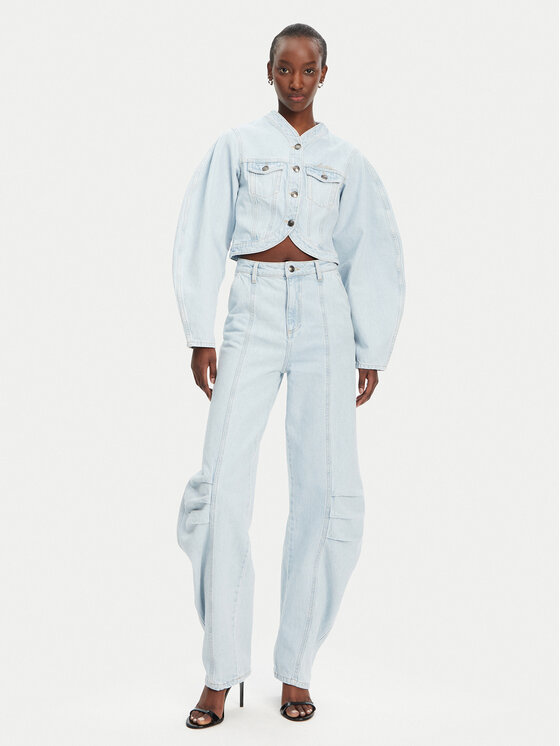 ROTATE ROTATE Blugi 1138251468 Albastru Relaxed Fit
