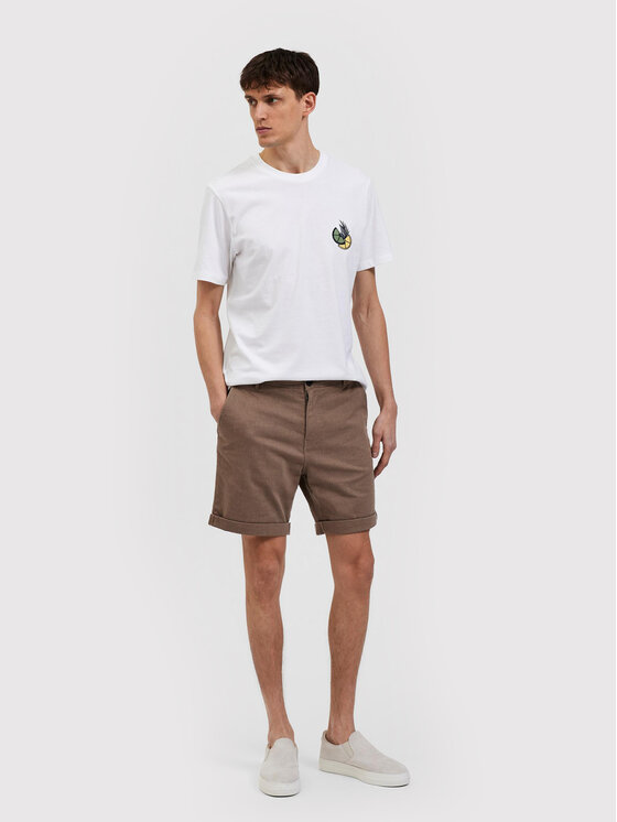 Wood Wood Jonathan light twill shorts Olive