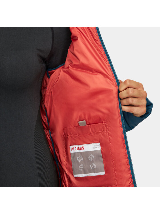 Alpinus Alpinus Kurtka puchowa Cortina Niebieski Slim Fit