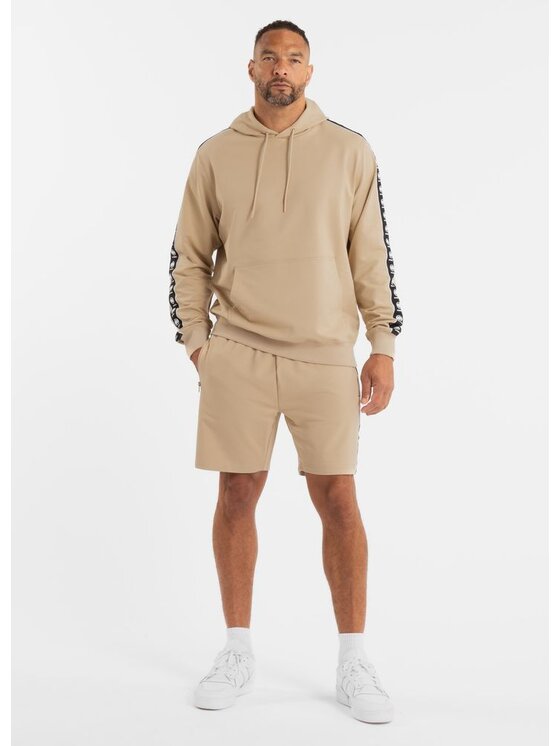 PITBULL PITBULL Bluza Bluza męska z kapturem TAPE NUGGET S Beżowy Regular Fit