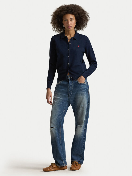 Polo Ralph Lauren Polo Ralph Lauren Kardigāns 211972110502 Tumši zils Slim Fit