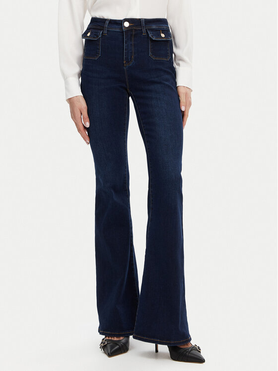 Gaudi Gaudi Дънки 511BD26002 Тъмносин Flare Fit
