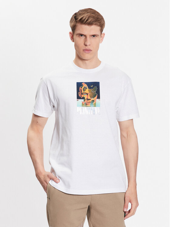 Primitive Primitive T-shirt Head Case PAPSP2302 Bijela Regular Fit