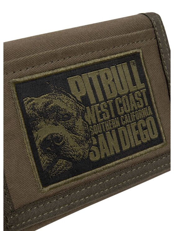PITBULL PITBULL Portfel Portfel parciany Blood Dog uniwersalny Zielony