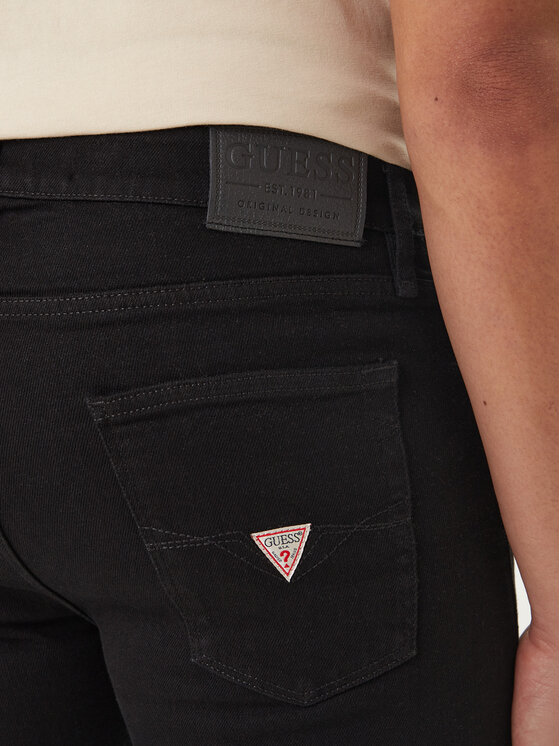 Guess Guess Blugi Chris M2YA27 D4Q51 Negru Super Skinny Fit