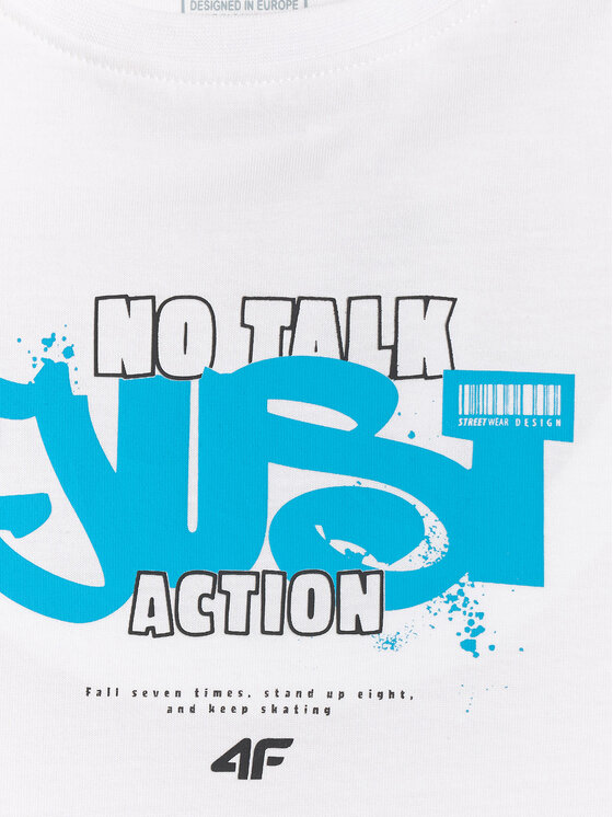4F 4F Tank top PLAY SEASON Biały Regular Fit