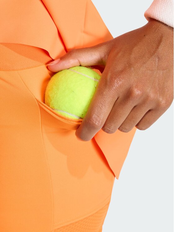 adidas adidas Sukienka tenisowa Tennis Pomarańczowy Slim Fit