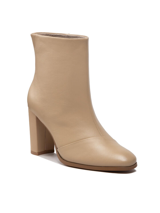 Simple Simple Botki SL-44-02-000112 Beżowy