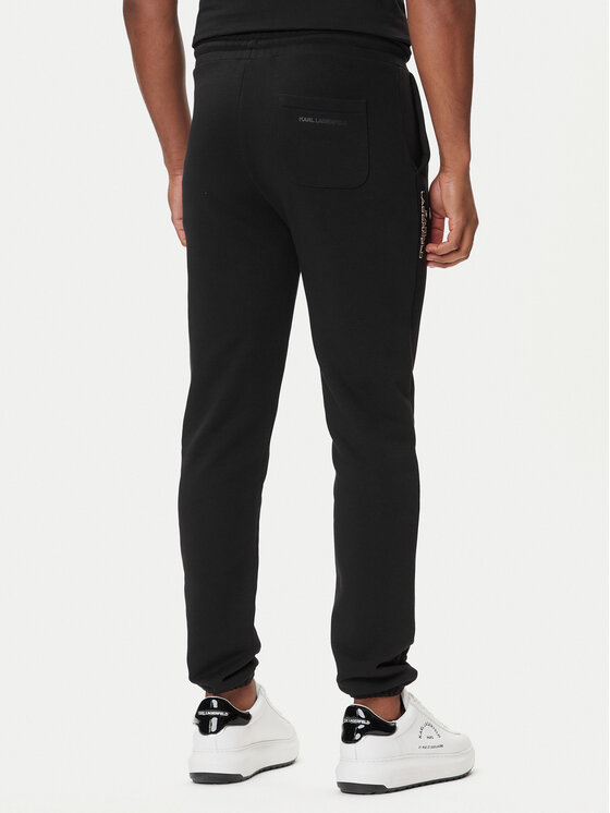 KARL LAGERFELD KARL LAGERFELD Donji dio trenerke 705062 554942 Crna Regular Fit