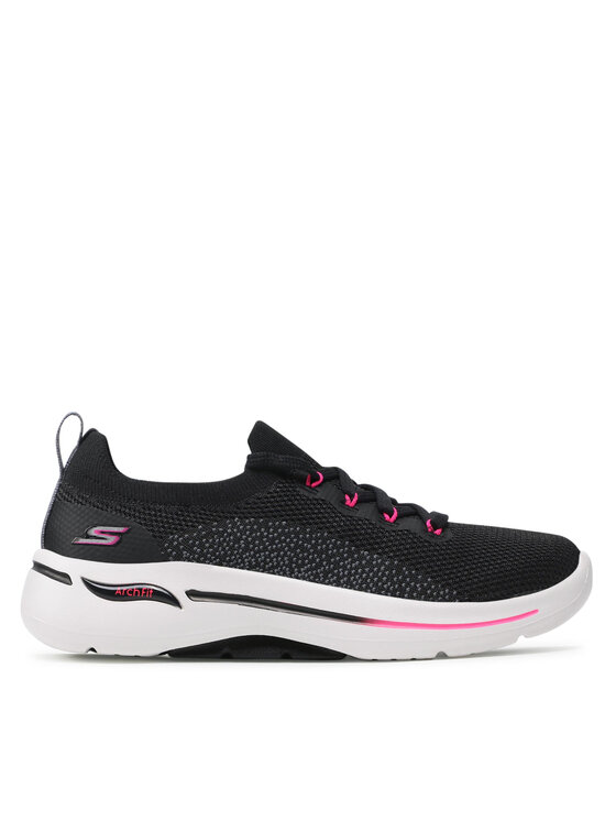 Skechers Snīkeri Go Walk Arch Fit 124863/BKHP Melns