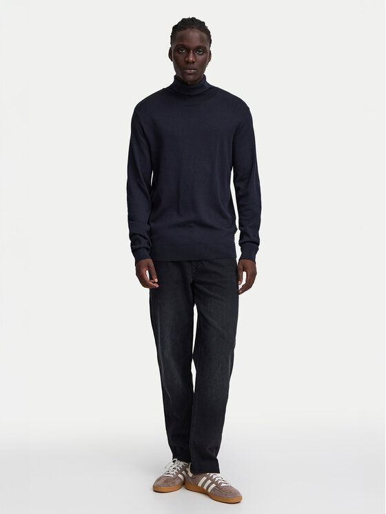 Blend Blend Rollkragenpullover 20717446 Schwarz Regular Fit