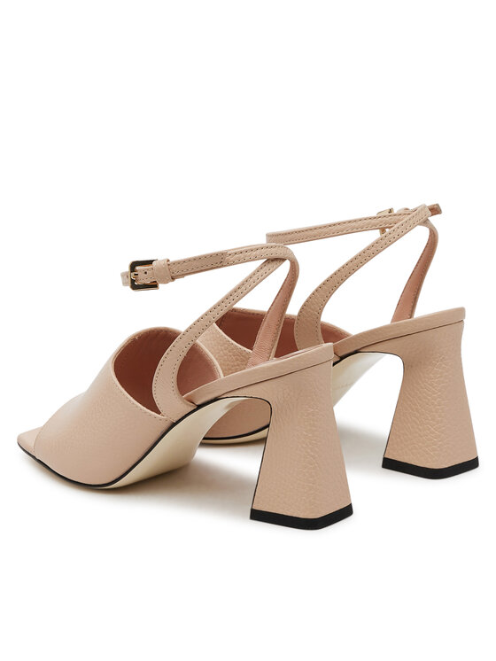 Pollini Pollini Sandały SA16077C1MTD0122 Beżowy