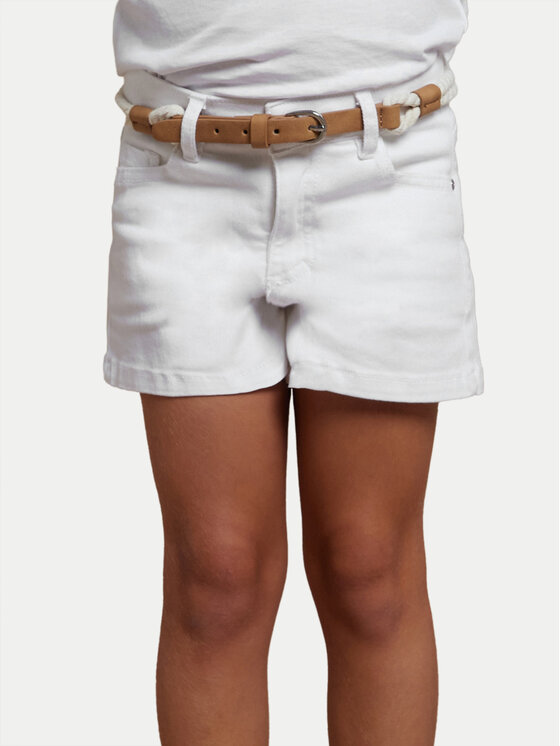 Mayoral Mayoral Шорти от плат 234 Бял Regular Fit