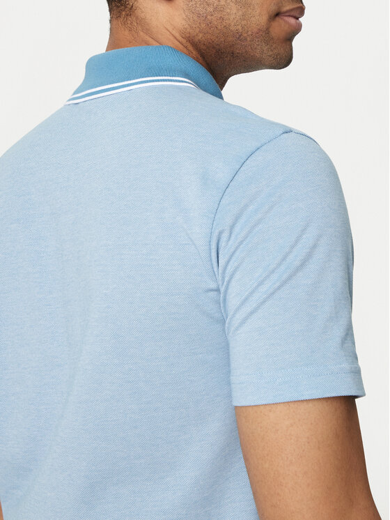 BOSS Boss Polo Peoxfordnew 50507814 Plava Relaxed Fit
