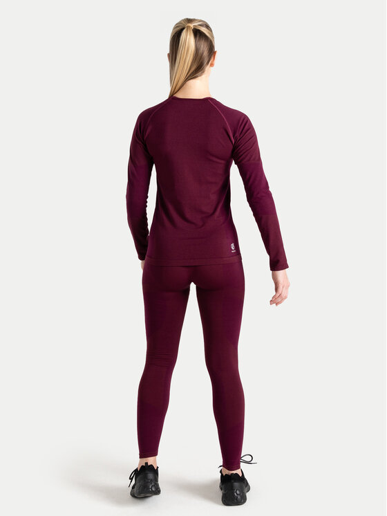 Dare2B Dare2B Termoaktív fehérnemű szett In The Zone III Bl Se DWU415 Bordó Slim Fit