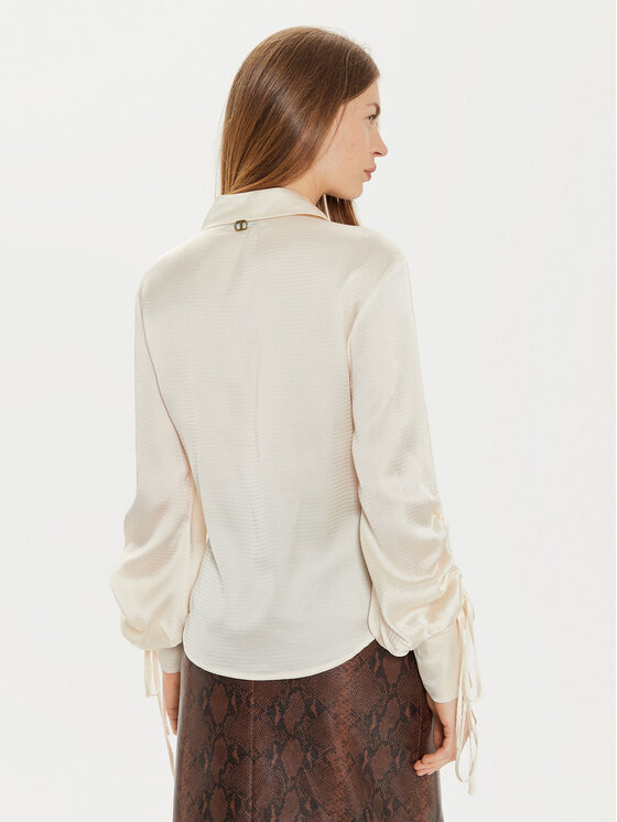 TWINSET TWINSET Särk 242TP2477 Beež Regular Fit
