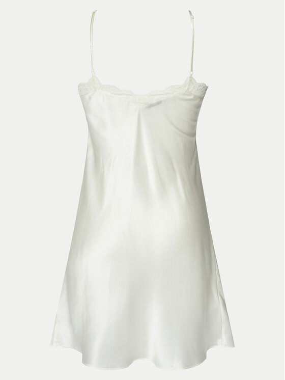 Simone Pérèle Simone Pérèle Koszula nocna Love Me 1F8940 Écru Slim Fit