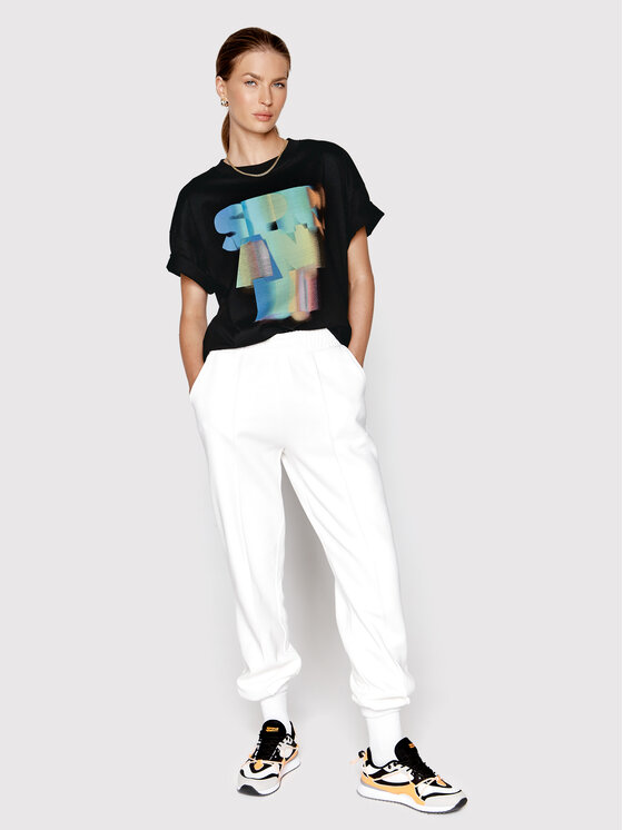 Sprandi Sprandi T-shirt SP22-TSD511 Nero Relaxed Fit