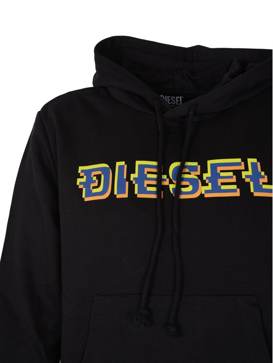 Diesel Diesel Μπλούζα A065100HAYT Μαύρο Regular Fit