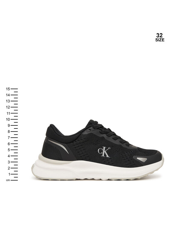 Calvin Klein Calvin Klein Tenisice Low Cut Lace-Up V3X9-83311-1903 S Crna