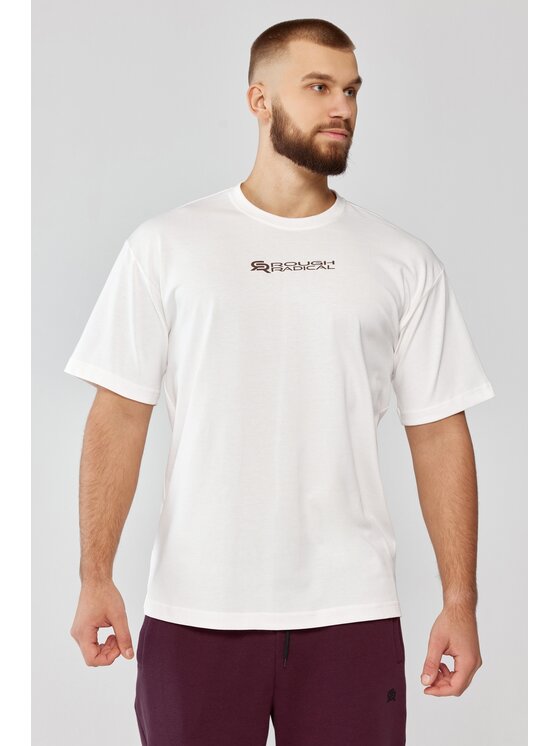 ROUGH RADICAL ROUGH RADICAL Koszulka techniczna TRAVEL Biały Slim Fit