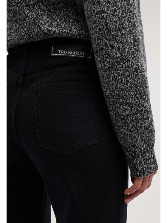 Trussardi Trussardi Spodnie materiałowe P7049100463N033 Czarny Regular Fit