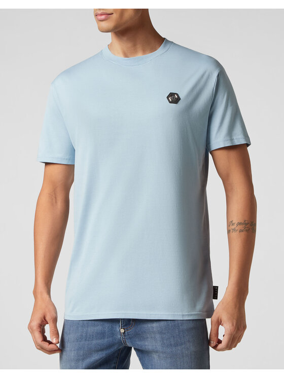 PHILIPP PLEIN PHILIPP PLEIN T-shirt 3059 Celeste Regular Fit