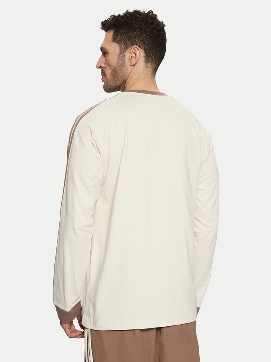 adidas adidas Longsleeve adicolor Classics 3-Stripes JN7022 Εκρού Slim Fit
