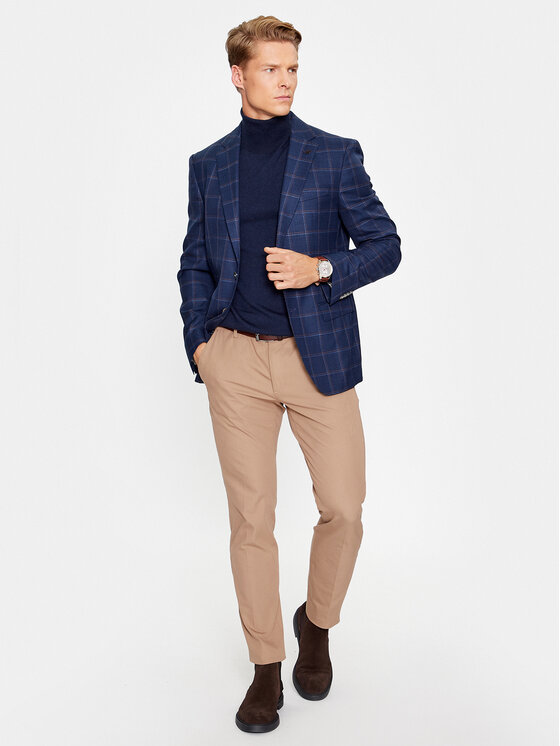 BOSS Boss Giacca da abito H-Hutson 50497259 Blu scuro Slim Fit