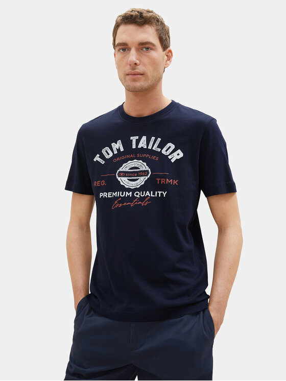 Tom Tailor Tom Tailor T-Shirt 1037735 Tmavomodrá Regular Fit