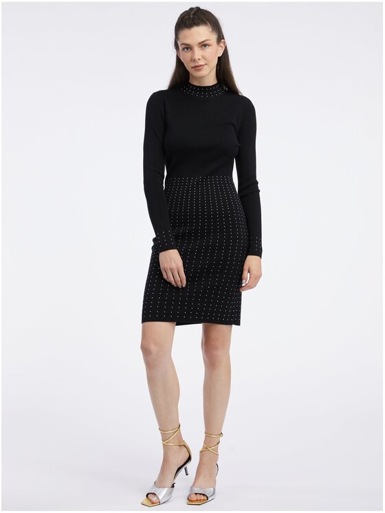 Orsay Orsay Sukienka 530417660000__M Czarny Regular Fit