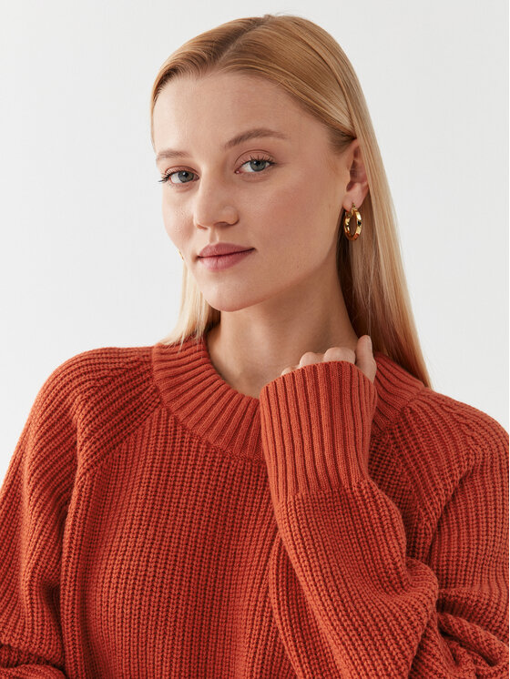 MICHAEL Michael Kors MICHAEL Michael Kors Sweter MF360NR6V1 Pomarańczowy Relaxed Fit