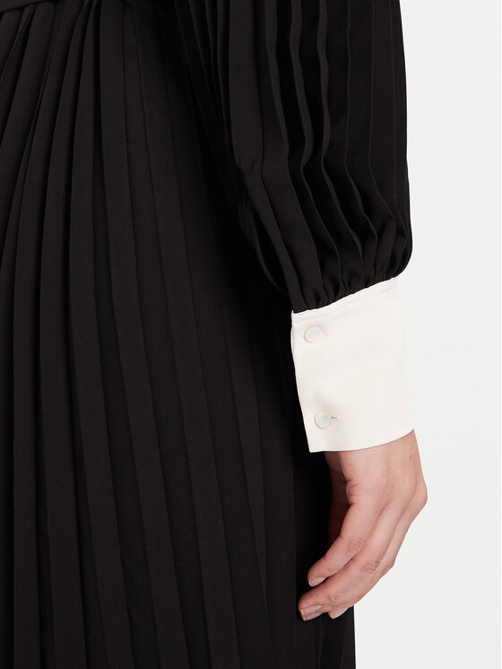 KARL LAGERFELD KARL LAGERFELD Сукня-сорочка A4W13047 Чорний Regular Fit
