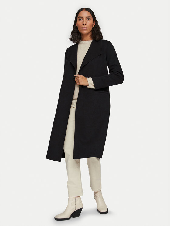 Vila Vila Cappotto di transizione Juice 14060740 Nero Regular Fit