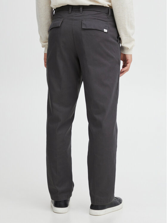 Solid Solid Παντελόνι υφασμάτινο 21107039 Γκρι Relaxed Fit