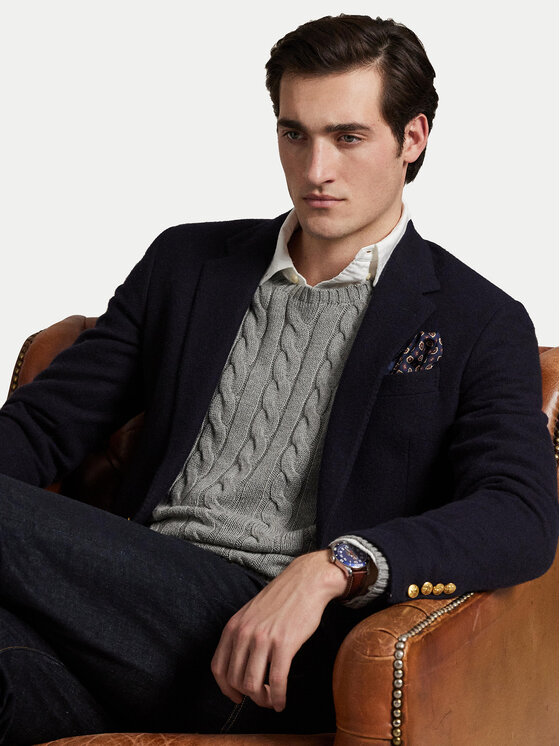 Polo Ralph Lauren Polo Ralph Lauren Sweter 710775885013 Szary Regular Fit