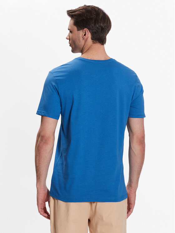United Colors Of Benetton United Colors Of Benetton T-Shirt 3U53J4231 Modrá Regular Fit