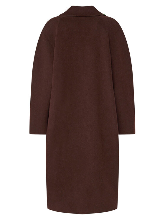 STAUD STAUD Volneni plašč Chrysalis R24F8112WL Bordo rdeča Regular Fit