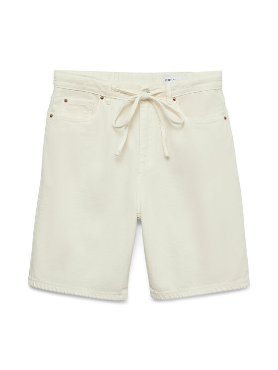 Vero Moda Vero Moda Džínové šortky Villa 10326196 Béžová Regular Fit
