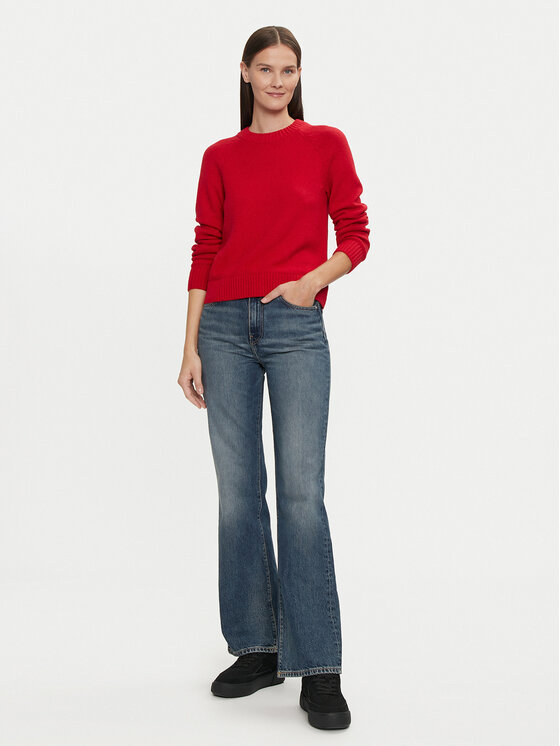 Gap Gap Pulover 483675-05 Roșu Regular Fit