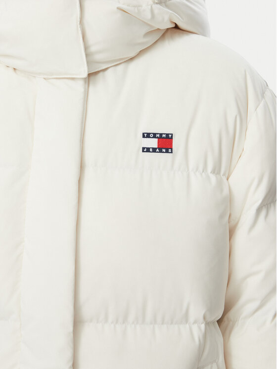Tommy Jeans Tommy Jeans Pūkinė striukė Alaska  DW0DW18860 Balta Regular Fit