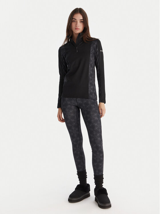 Roxy Roxy Termalno donje rublje Daybreak Brushed ERJLW03056 Crna Slim Fit