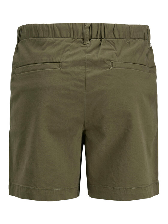 Jack&Jones Junior Jack&Jones Junior Kratke hlače iz tkanine Jaiden 12275013 Zelena Loose Fit