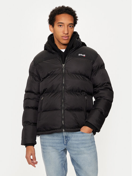 SCHOTT N.Y.C. Zimné bundy UTAH Čierna Regular Fit