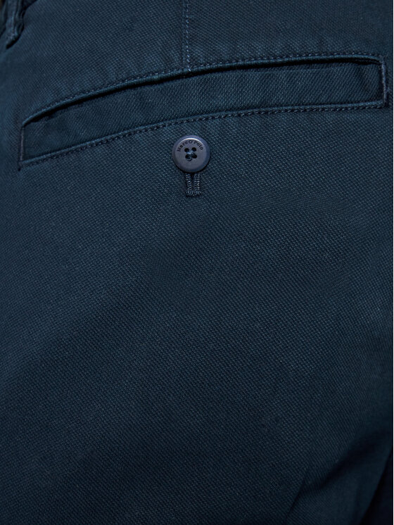 Marc O'Polo Marc O'Polo Chino nohavice B21 0108 10064 Tmavomodrá Tapered Fit
