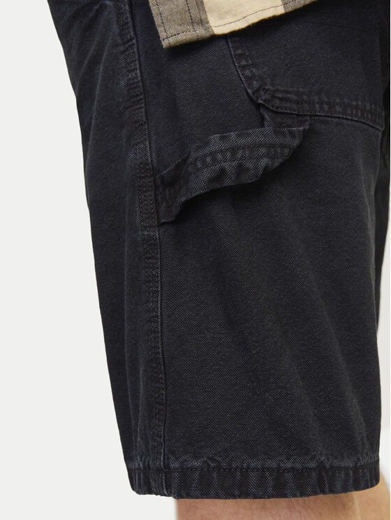 Jack&Jones Jack&Jones Pantaloni scurți de blugi Jjitony 12252814 Negru Loose Fit